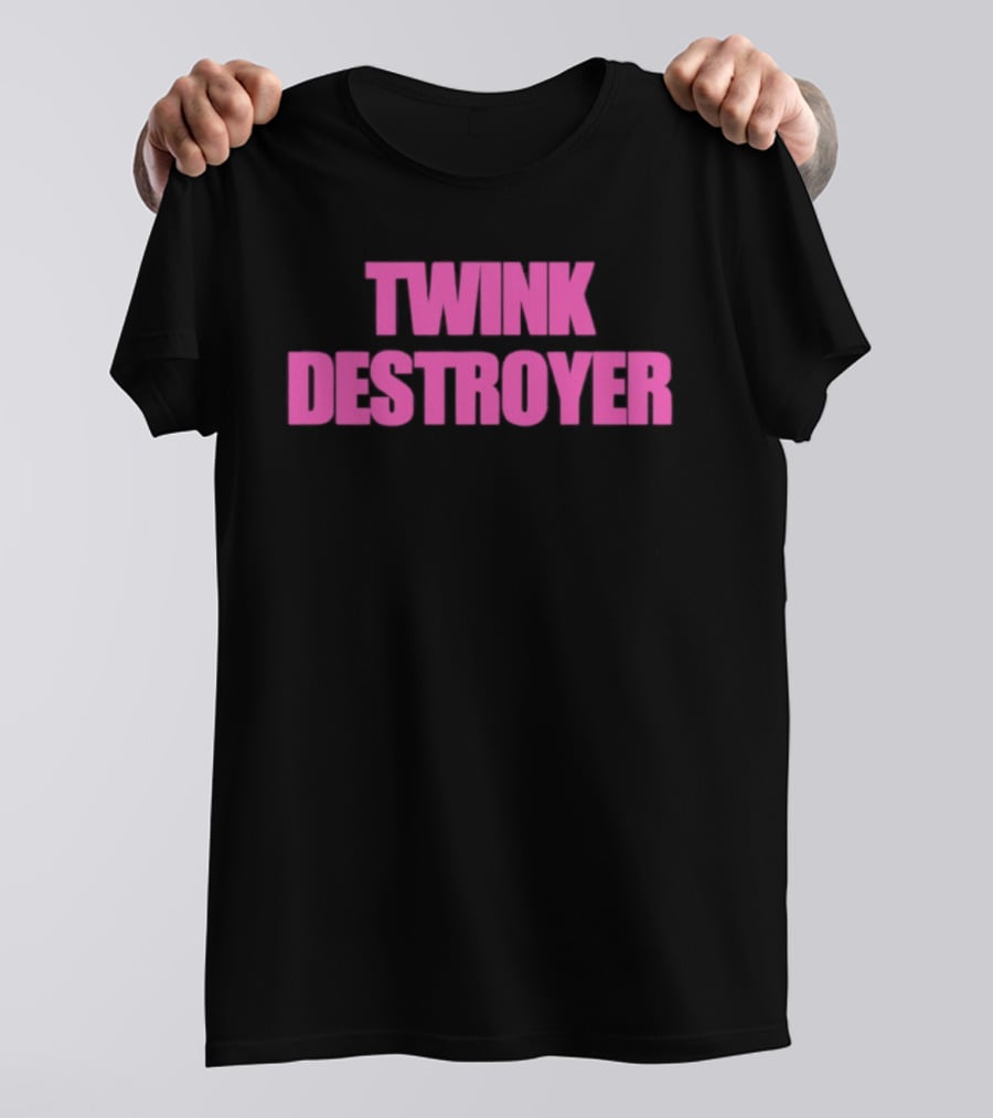 Twink Destroyer Bold Pink T-Shirt