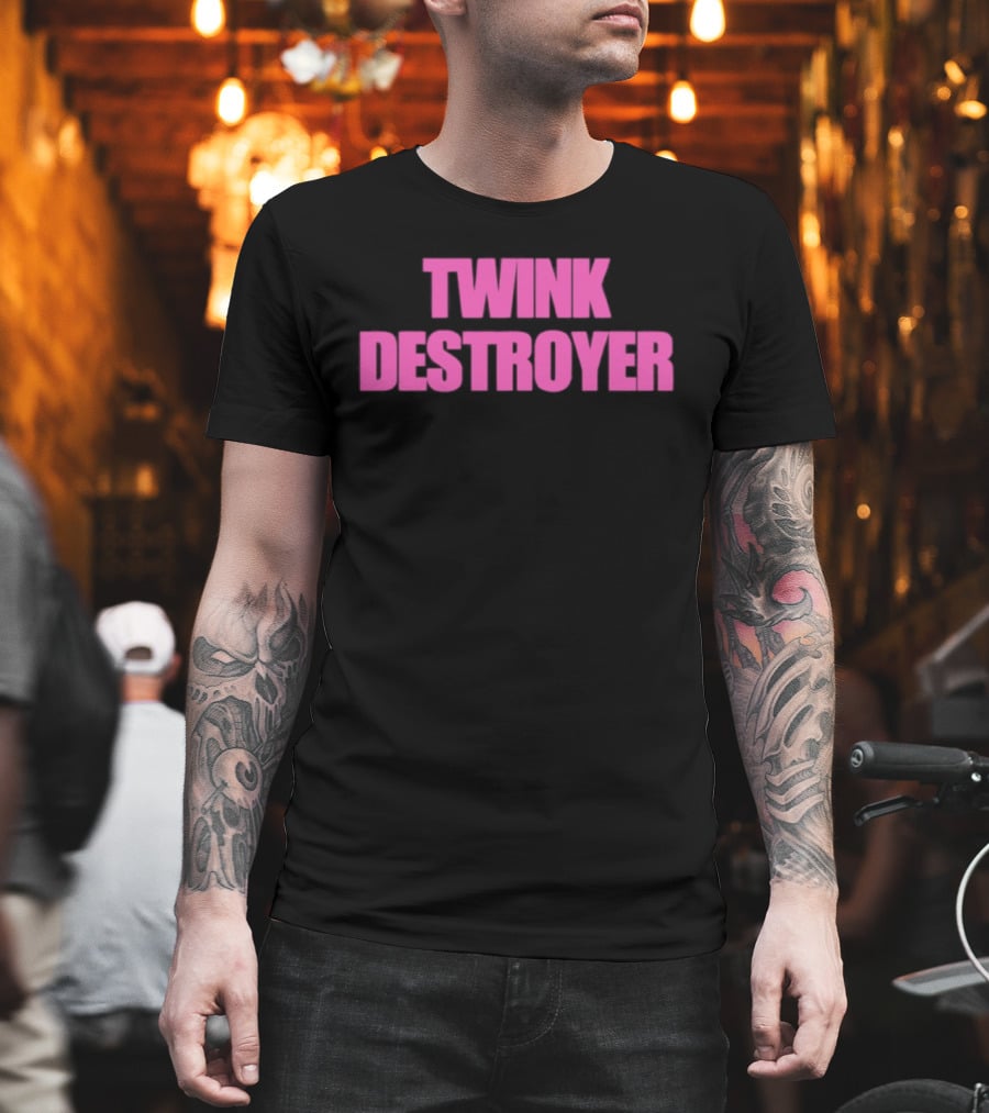 Twink Destroyer Bold Pink T-Shirt