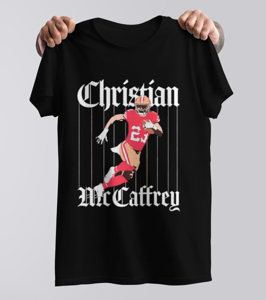 Christian McCaffrey 23 San Francisco 49ers Running Back T-Shirt