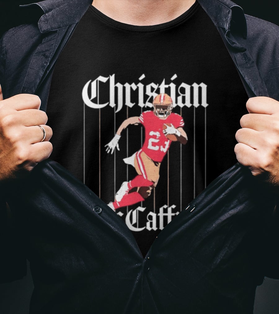Christian McCaffrey 23 San Francisco 49ers Running Back T-Shirt