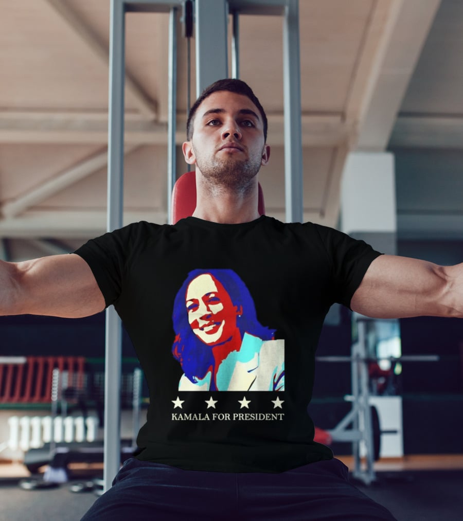 Kamala Harris Kamala For President Presidential Campaign Stars T-Shirt