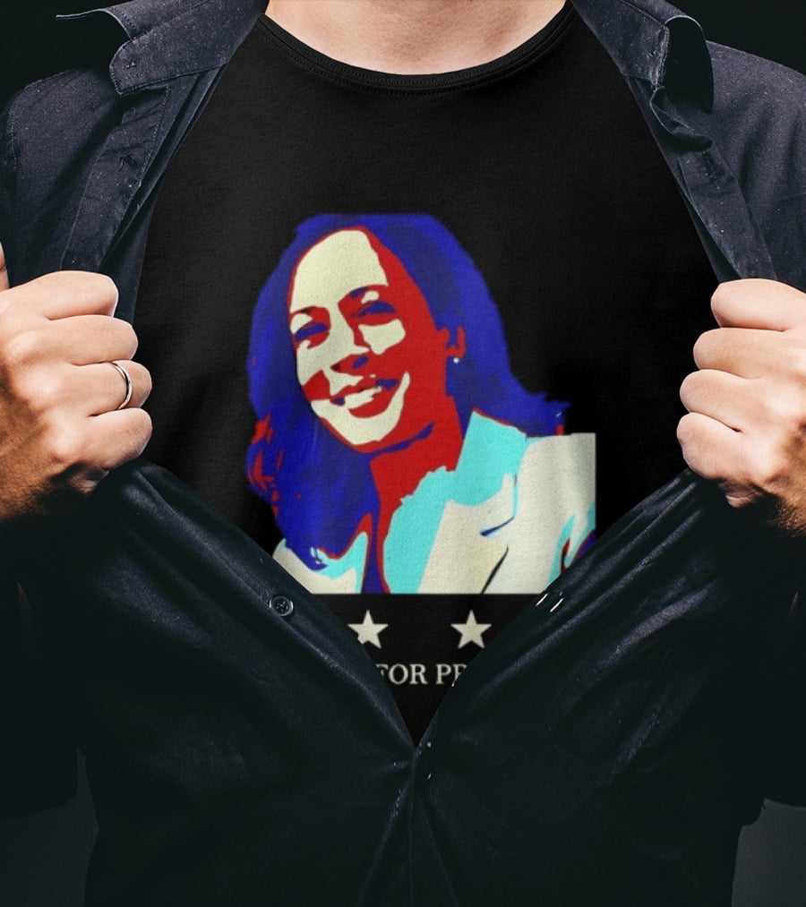 Kamala Harris Kamala For President Presidential Campaign Stars T-Shirt
