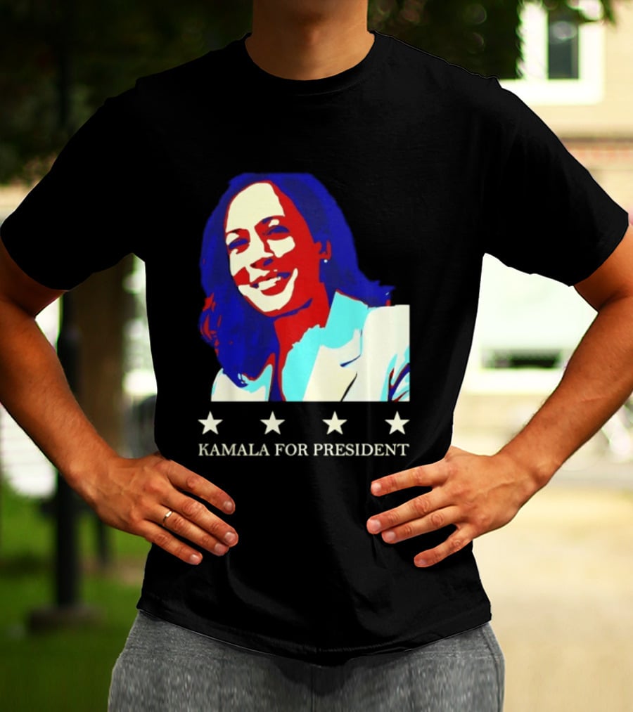 Kamala Harris Kamala For President Presidential Campaign Stars T-Shirt