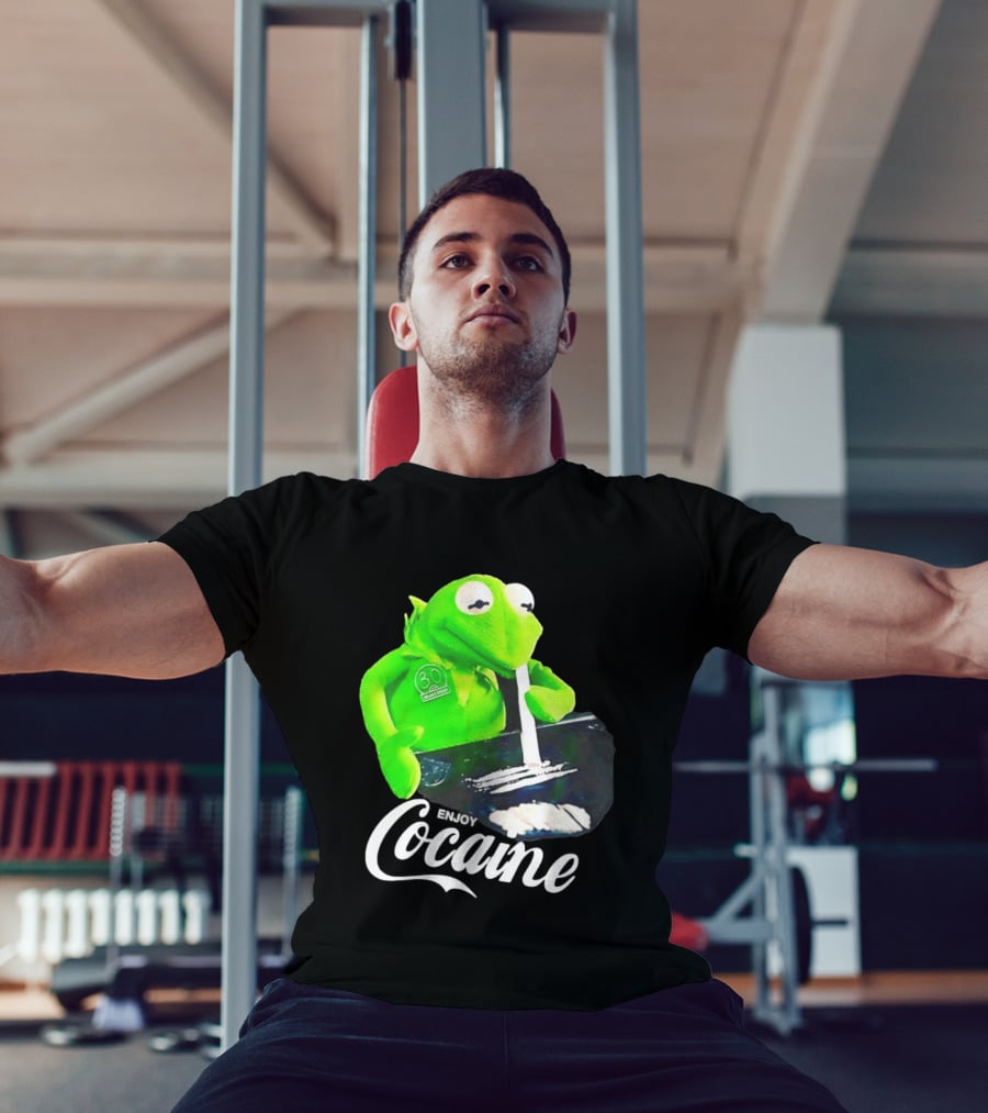 Kermit The Frog Enjoy Cocaine Muppets T-Shirt