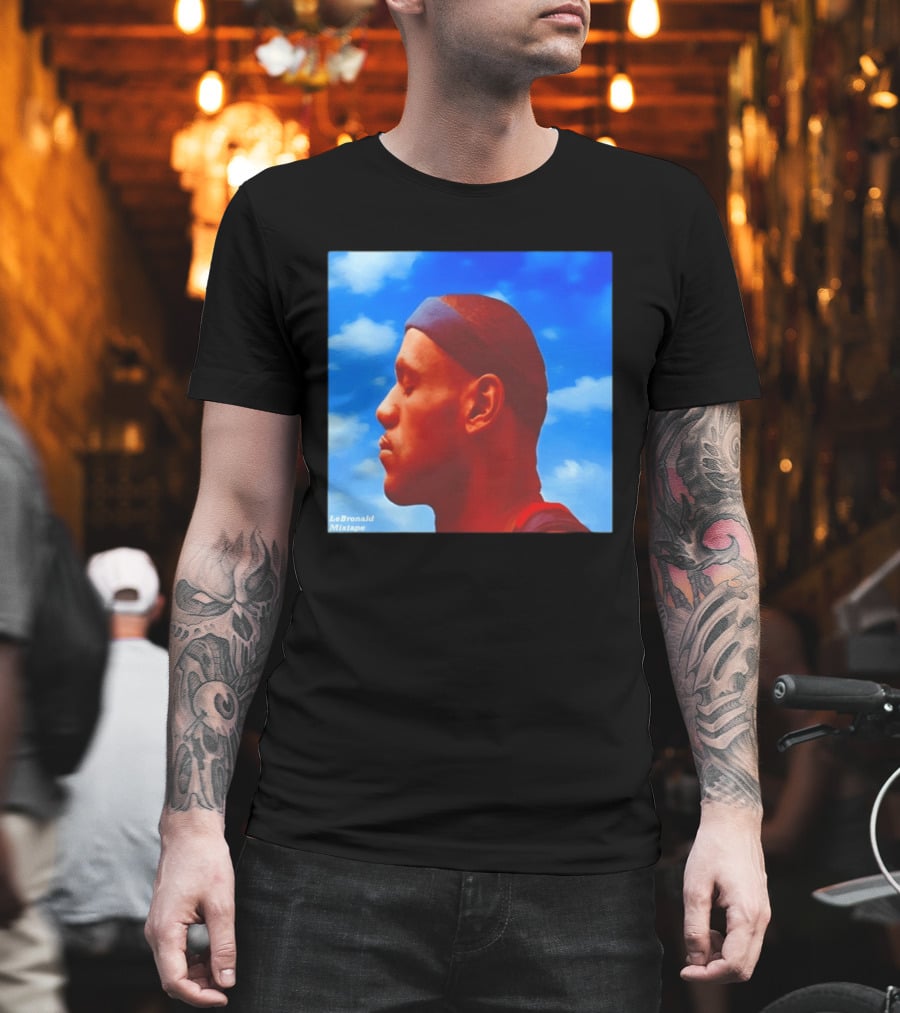 LeBron James LeBronald Mixtape Nothing Was LeSame Los Angeles Lakers Sky T-Shirt