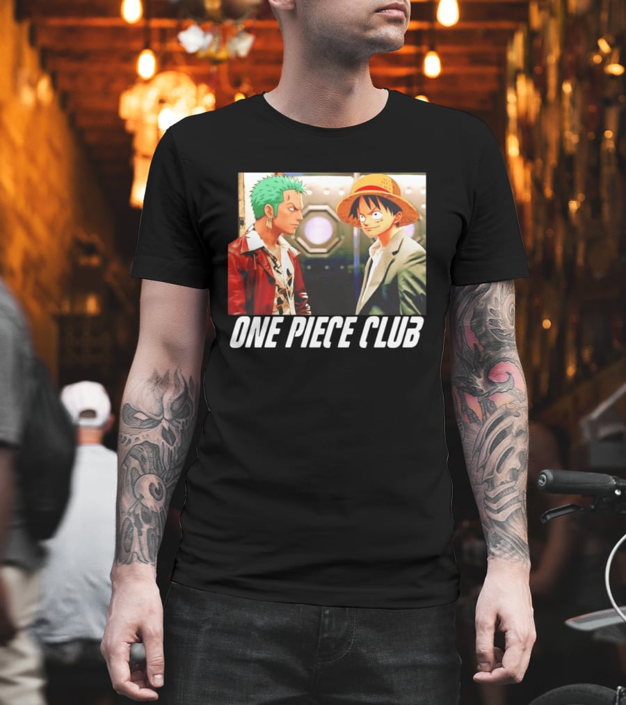 One Piece Club Roronoa Zoro Monkey D Luffy T-Shirt