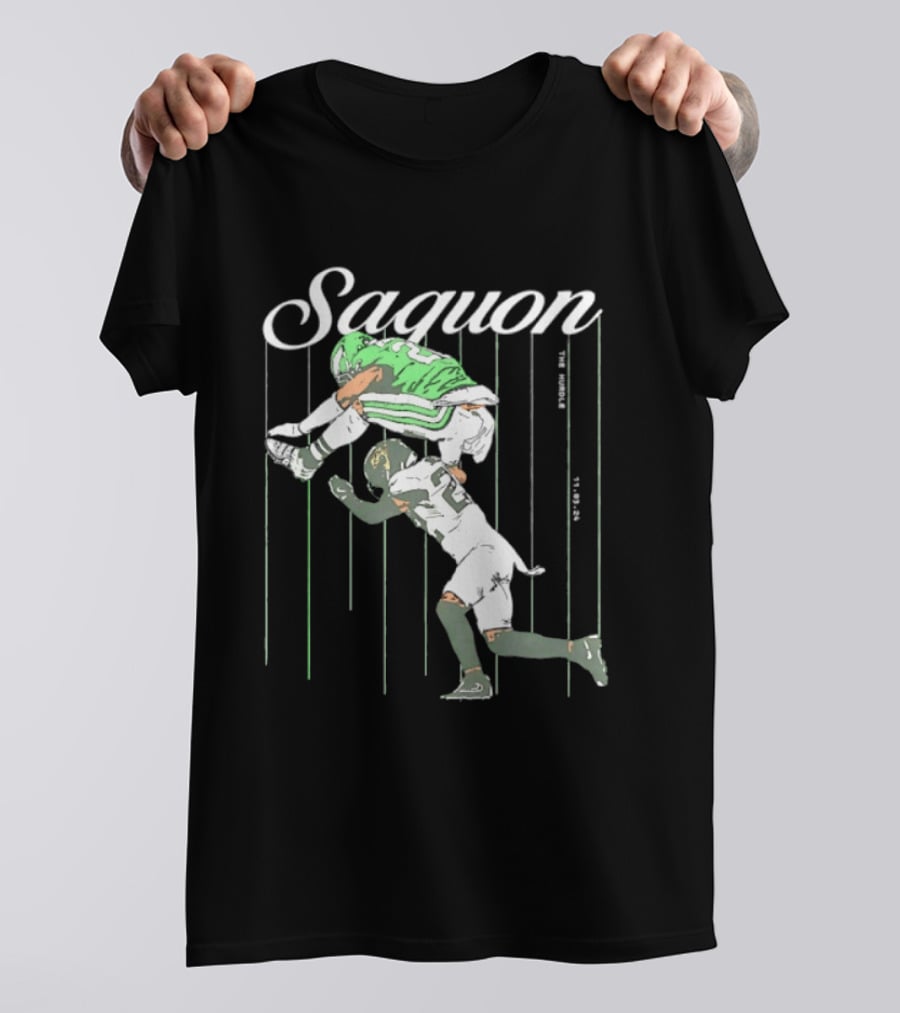 Saquon Barkley Backwards Hurdle Against Philadelphia Eagles T-Shirt