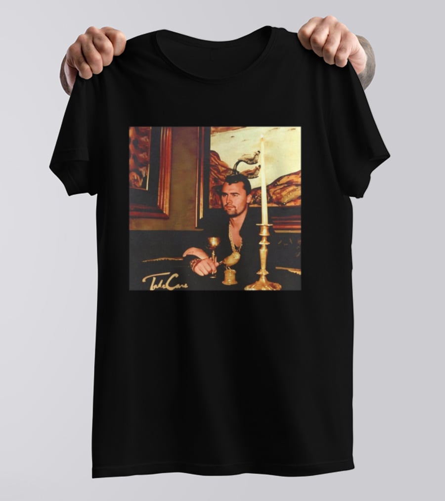 Take Care Charlie Kirk Drake Album Parody Candlelit T-Shirt