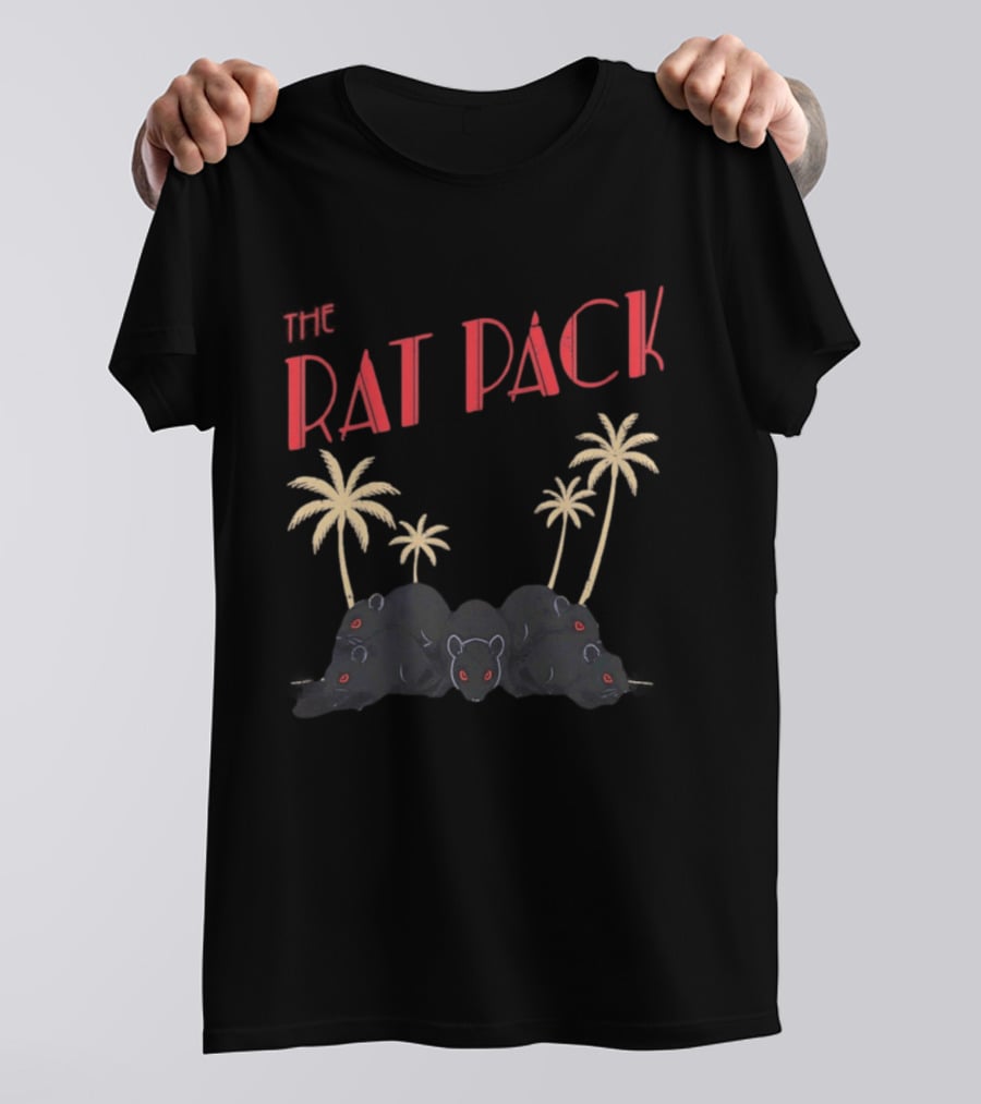 The Rat Pack Florida Panthers Hockey Team Vintage Rats And Palms T-Shirt