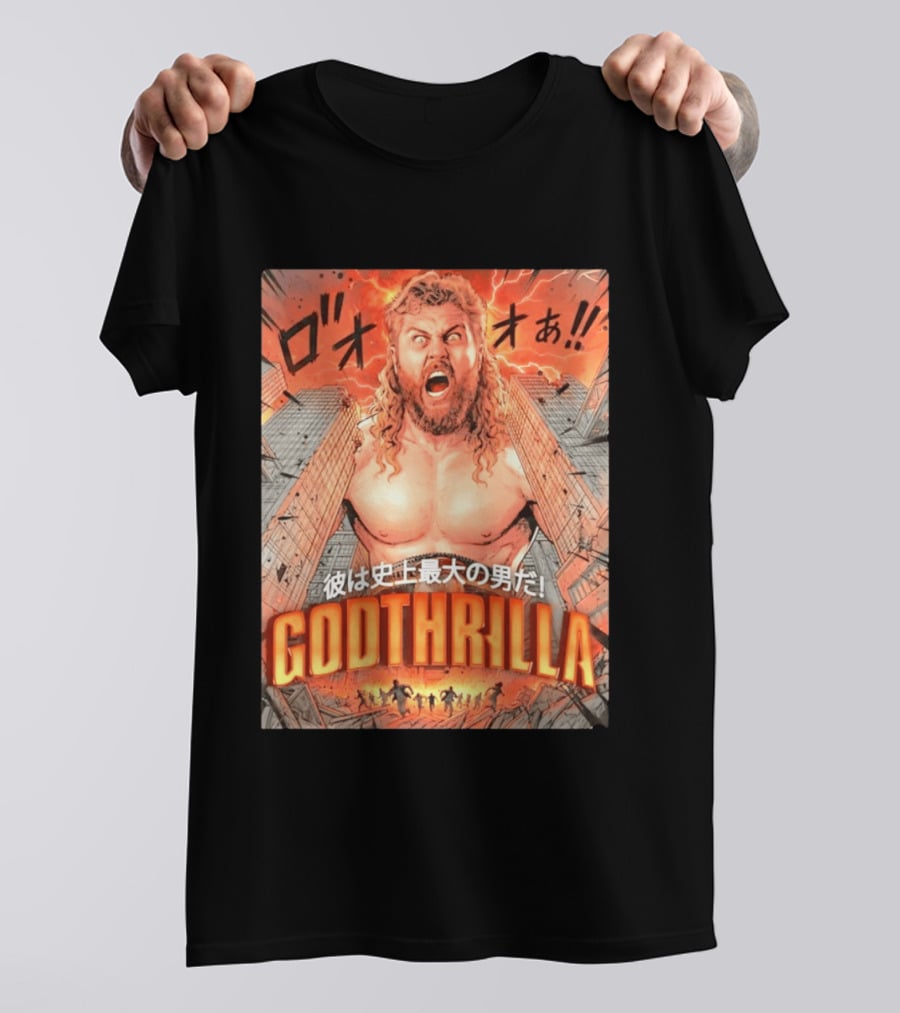 Thrillbilly Silas Mason Godthrilla Comic Style Explosion Scene T-Shirt