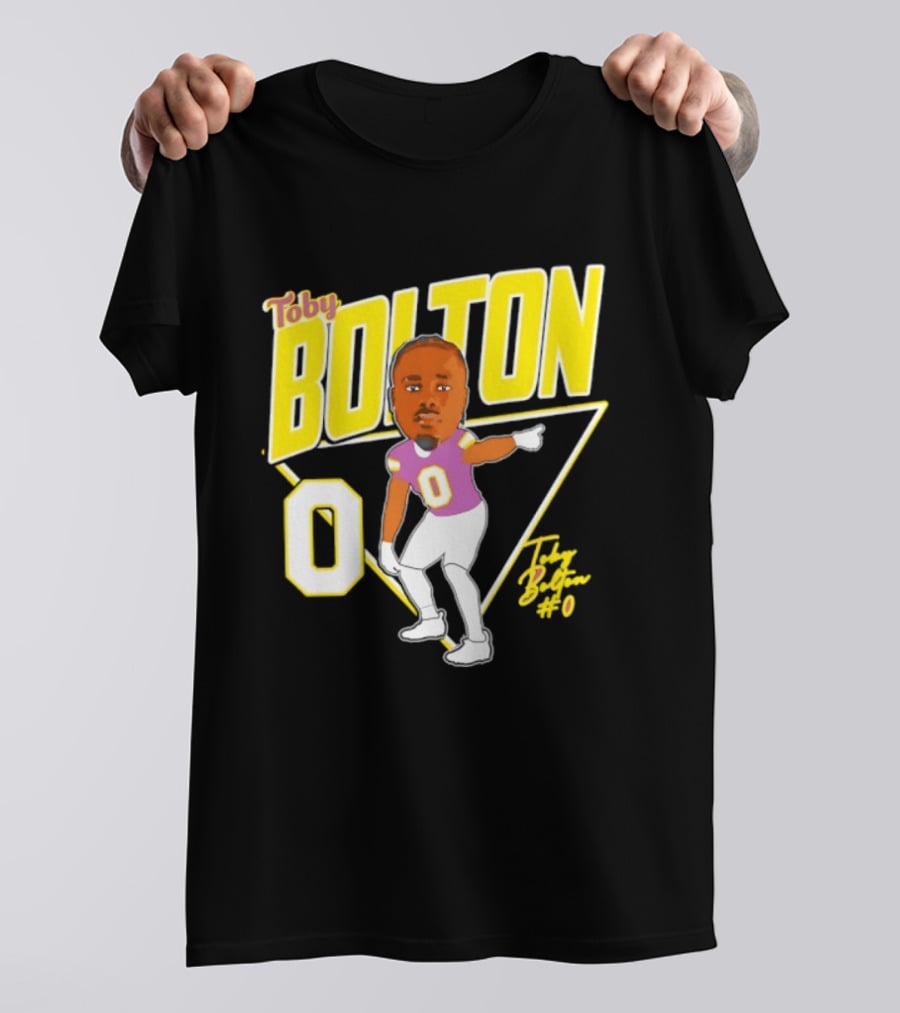 Toby Bolton 0 Caricature Tennessee Tech Football T-Shirt