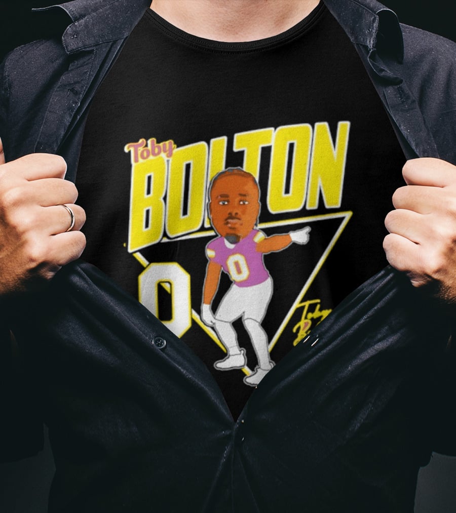 Toby Bolton 0 Caricature Tennessee Tech Football T-Shirt