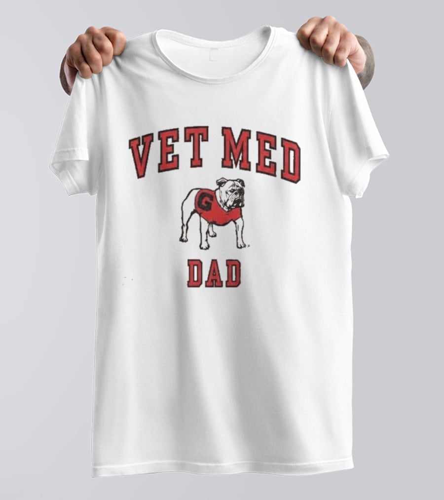 Vet Med Dad Bulldog G T-Shirt