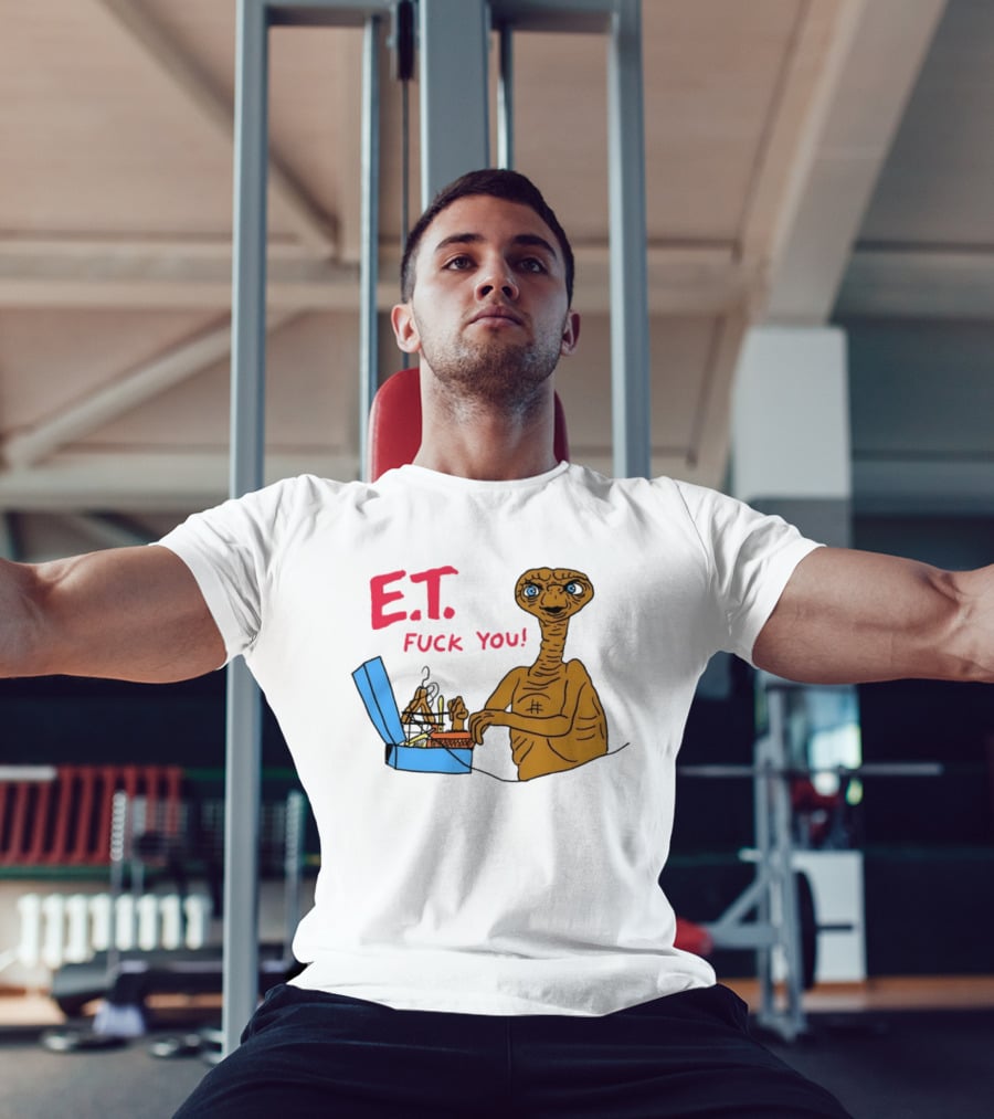 E.T. Fuck You 80s Movie Alien Sci Fi T-Shirt