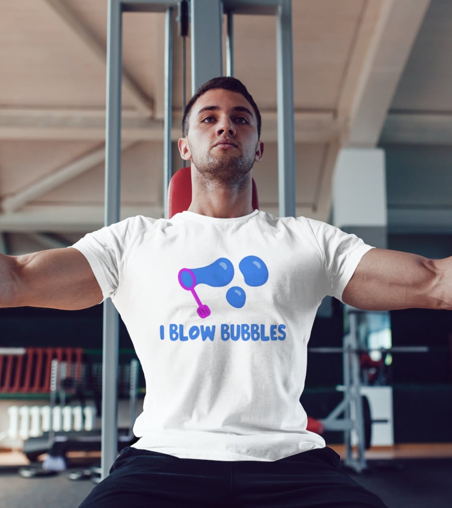 I Blow Bubbles Bubble Wand Summer Fun Playful Adventure T-Shirt