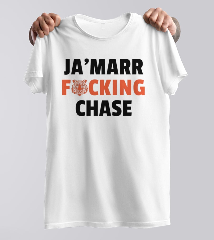 Cincinnati Bengals Ja'Marr Chase Football Tiger T-Shirt