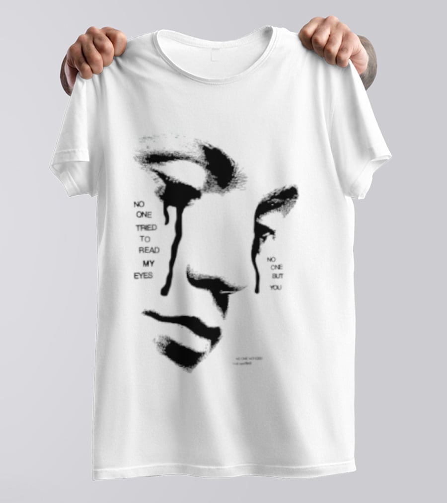 No One Tried To Read My Eyes The Marias Stylized Face T-Shirt