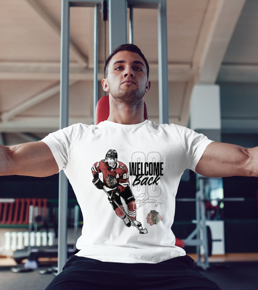 Patrick Kane 88 Chicago Blackhawks Welcome Back T-Shirt
