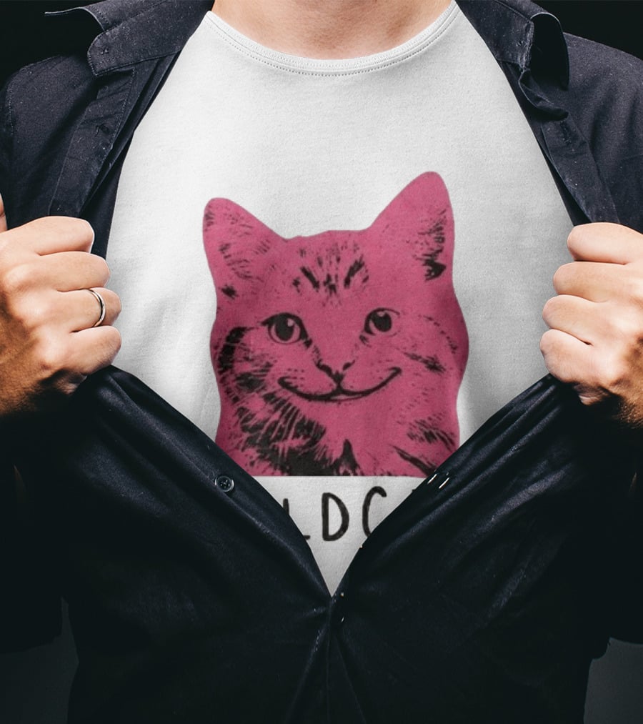 Wildcat Pink Cat Feline Animal T-Shirt