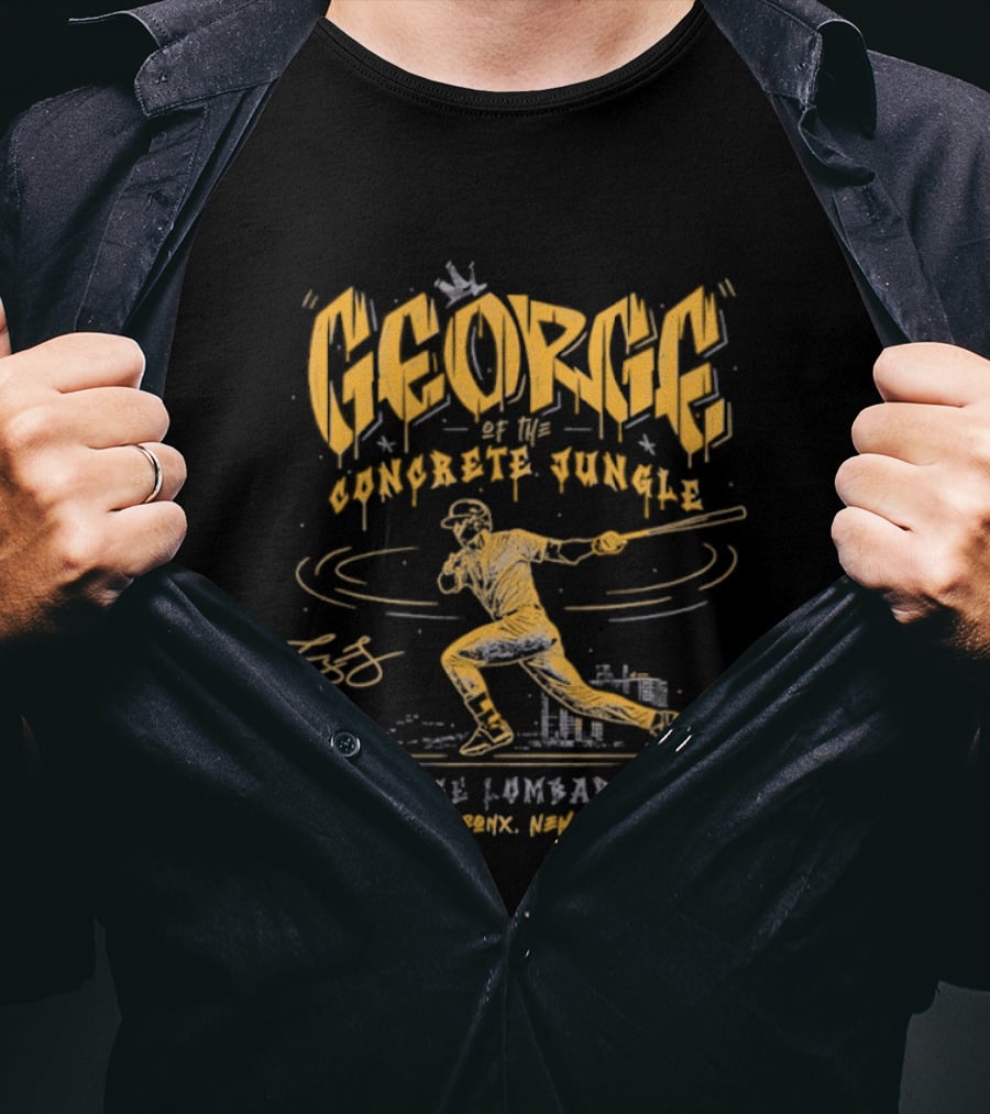 George Concrete Jungle George Lombard Jr Yankees The Bronx New York T-Shirt