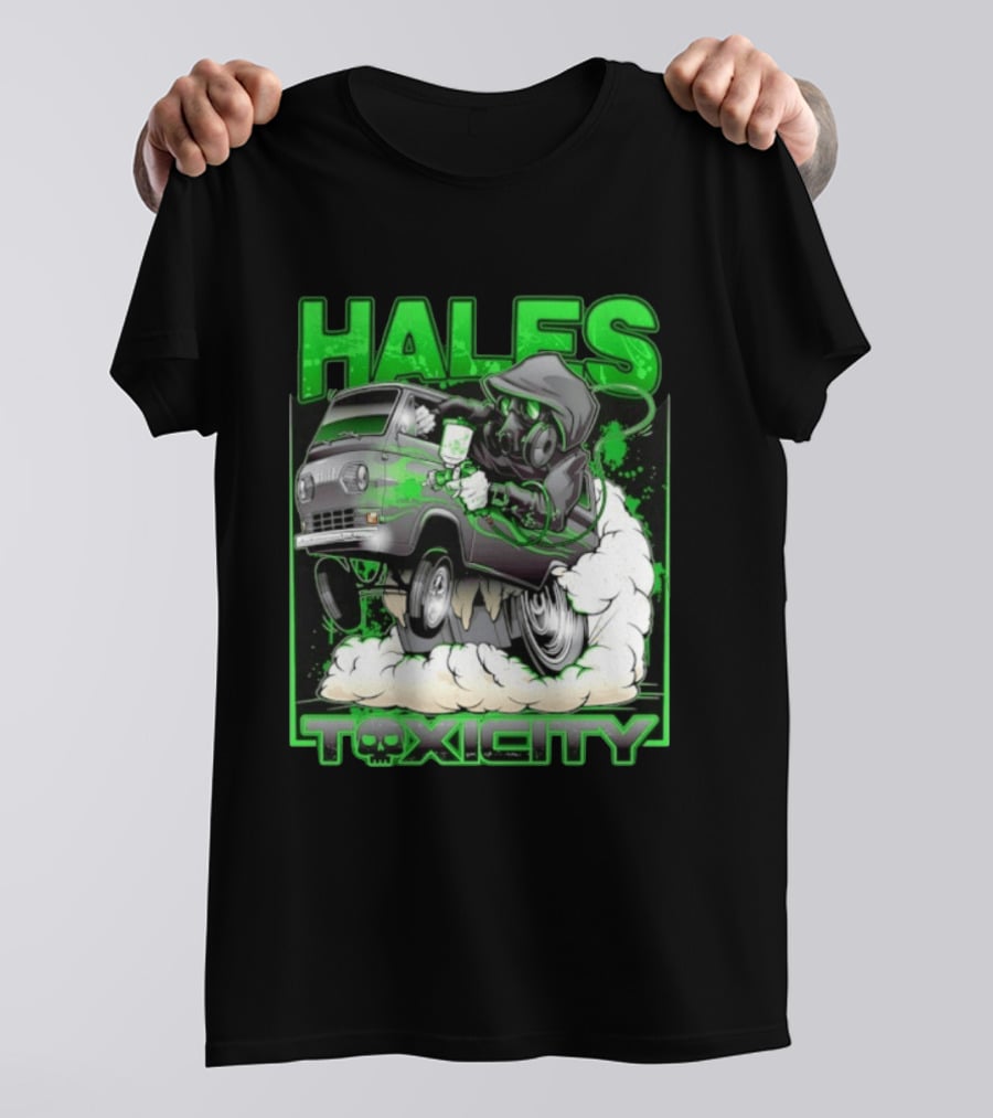 Hales Toxicity Gas Mask Graffiti Van Street T-Shirt