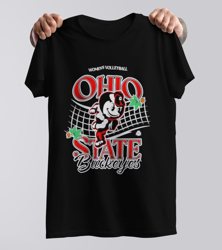 Ohio State Buckeyes Women's Volleyball Vintage Brutus T-Shirt
