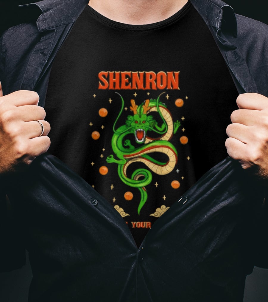 Shenron State Your Wish Dragon Ball Z Dragon Balls Anime T-Shirt