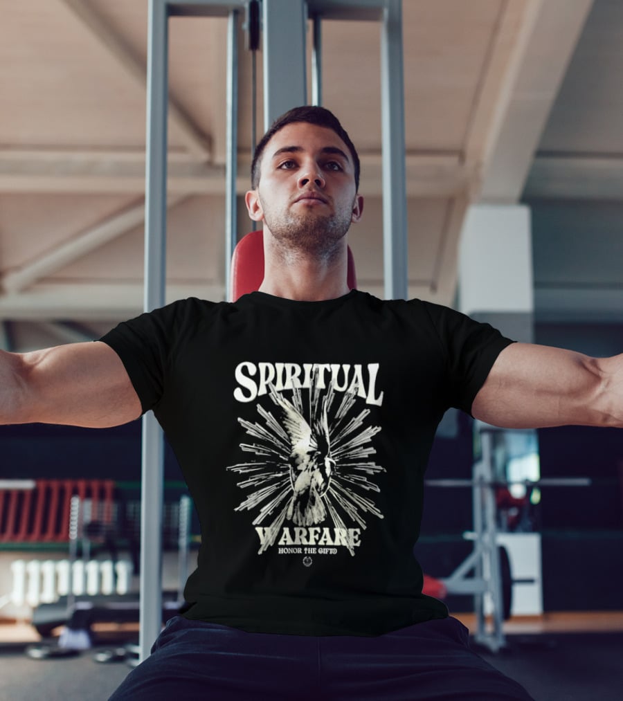 Spiritual Warfare Angelic Burst Honor The T-Shirt