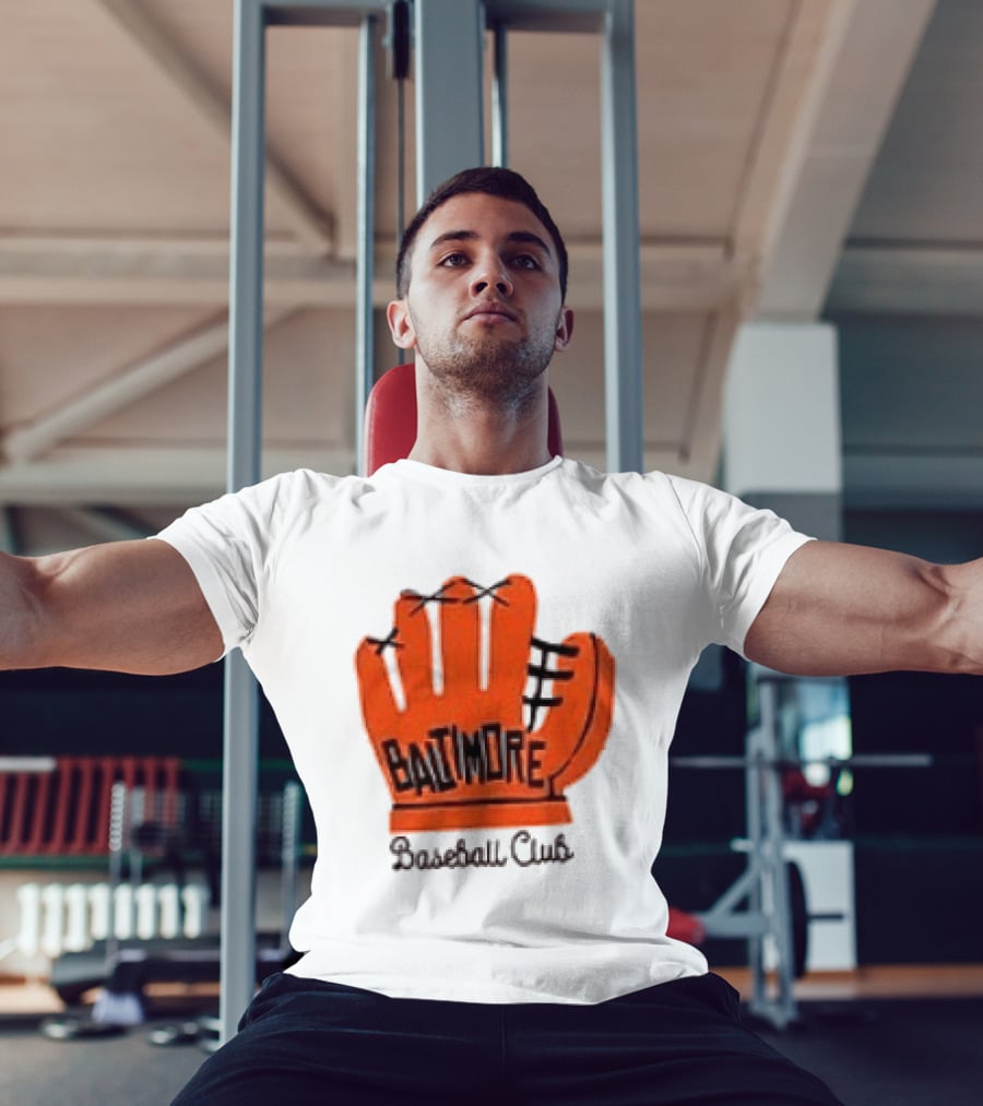 MLB Baltimore Orioles Baseball Club Orange Glove Always Better In Baltimore T-Shirt