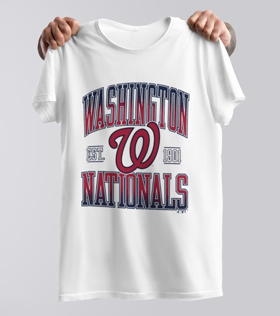 Washington Nationals Est 1901 MLB Baseball Vintage Red T-Shirt