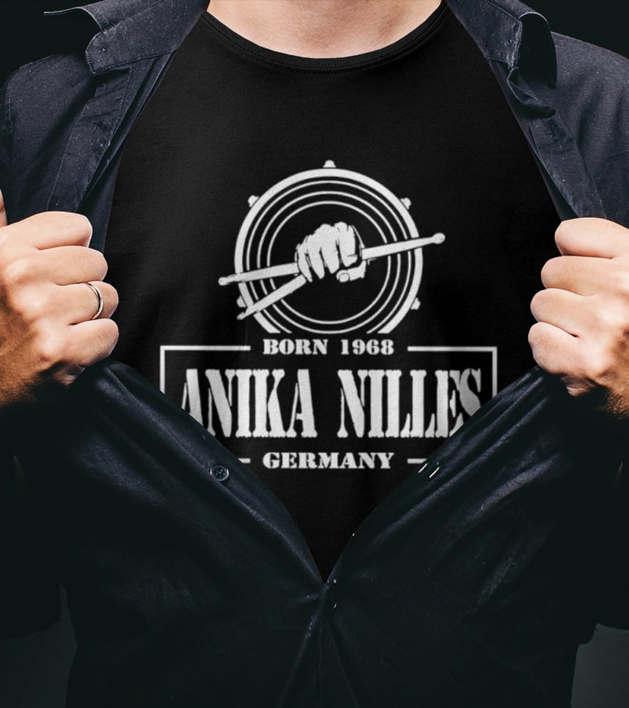 Anika Nilles Born 1968 Germany Drum Sticks T-Shirt