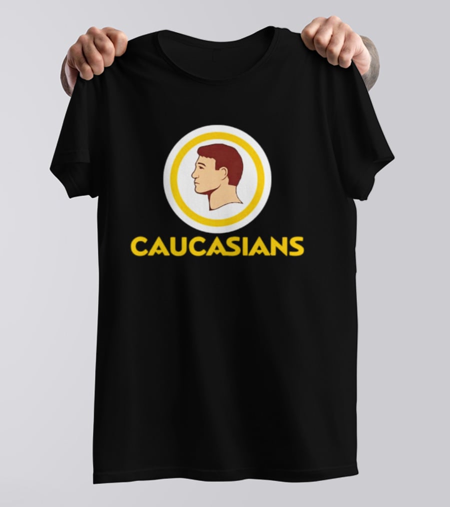 Caucasians Satire Sports Humor Caucasian Face T-Shirt