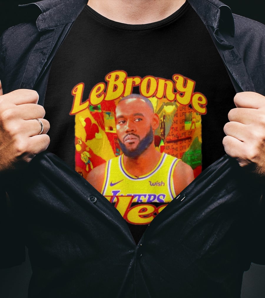 LeBronYe West Los Angeles Lakers Basketball T-Shirt