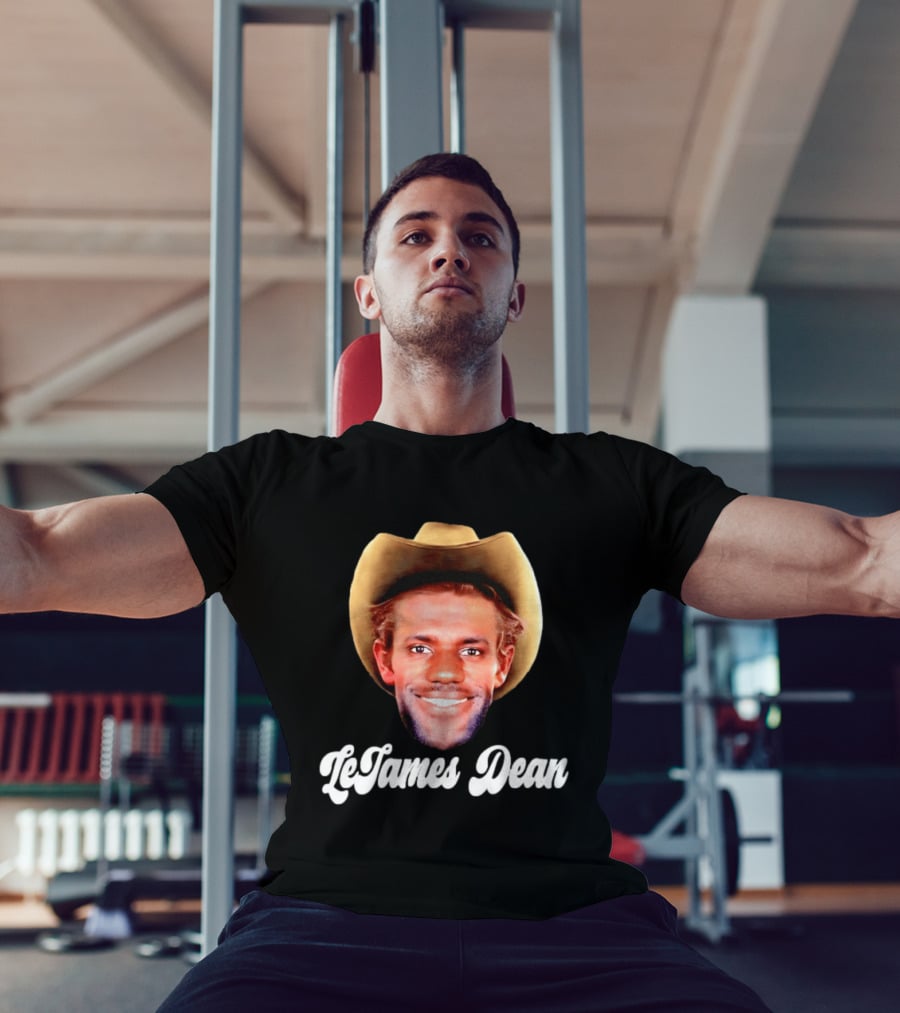 LeBron James LeJames Dean Cowboy Hat T-Shirt