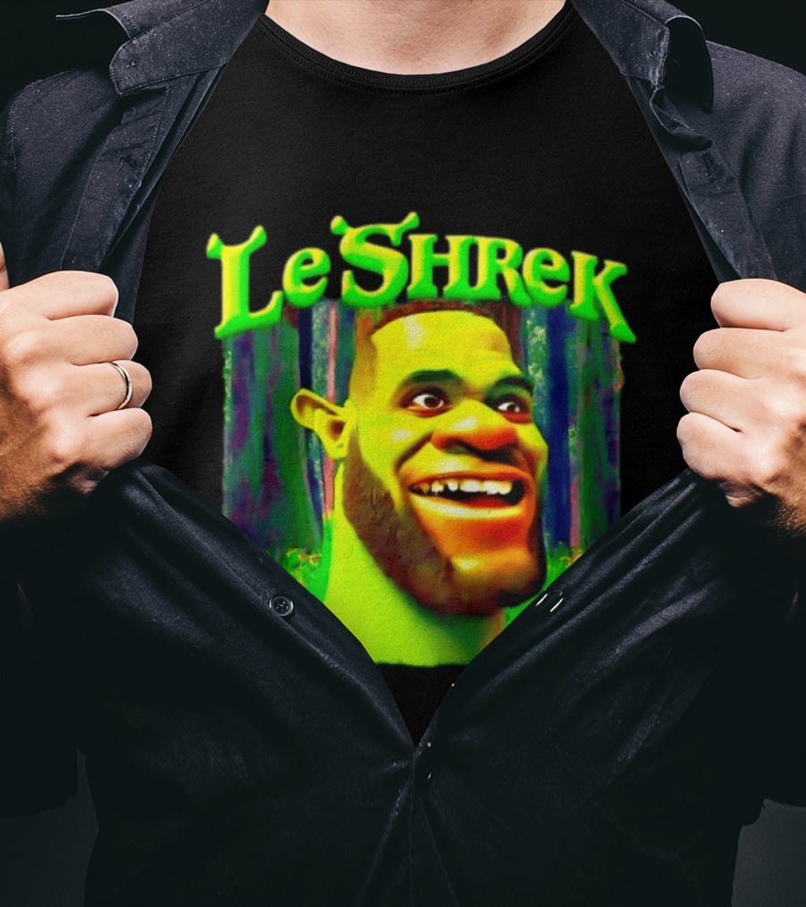 LeShrek LeBron James Philadelphia 76ers Basketball T-Shirt