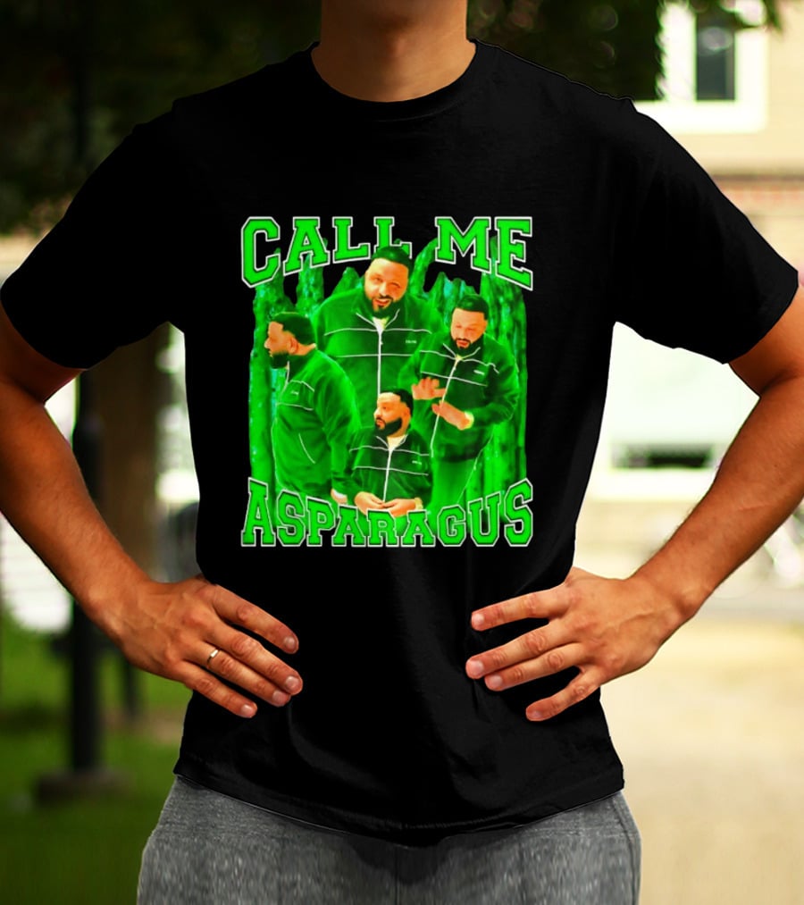 DJ Khaled Call Me Asparagus Music Producer Green Tracksuit T-Shirt