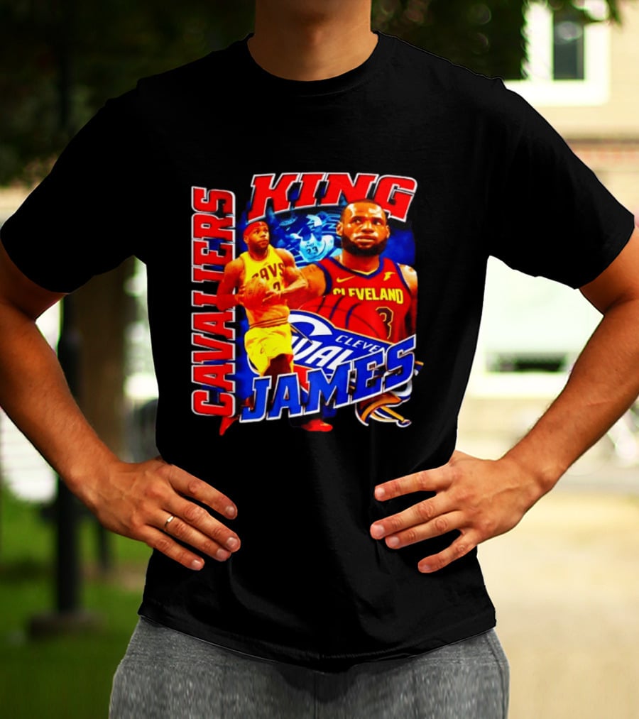 Cleveland Cavaliers King James LeBron Nike NBA Basketball Star T-Shirt