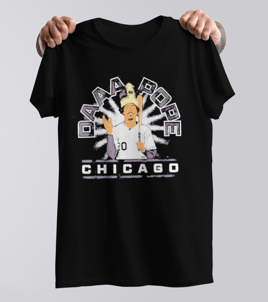 Daaa Pope Chicago South Side Baseball Miguel Vargas T-Shirt