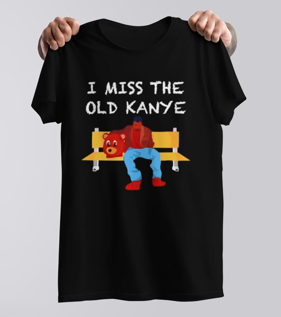 I Miss The Old Kanye Bear College Dropout Bench Scene T-Shirt