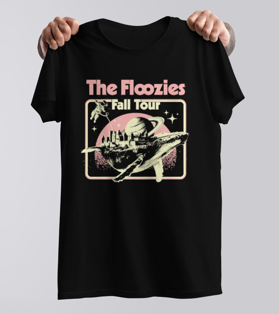 The Floozies Fall Tour Astronaut Whale Castle Space Adventure T-Shirt