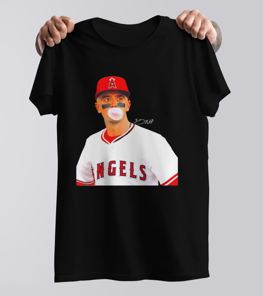 Zach Neto Los Angeles Angels 2026 MLB Season Bubblegum Moment T-Shirt