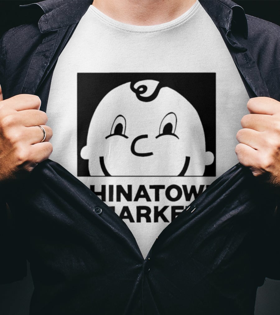 Chinatown Market Smiley Face Retro Cartoon T-Shirt