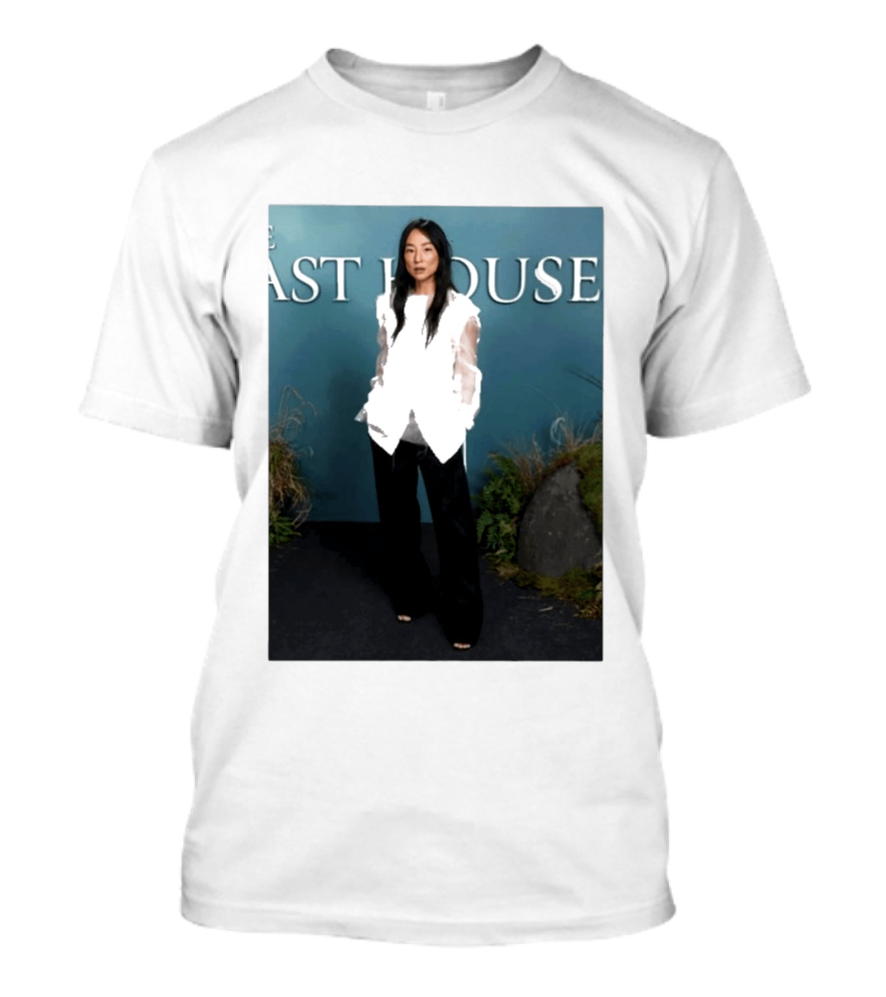 The Last House Fashion Greta Lee The Row T-Shirt