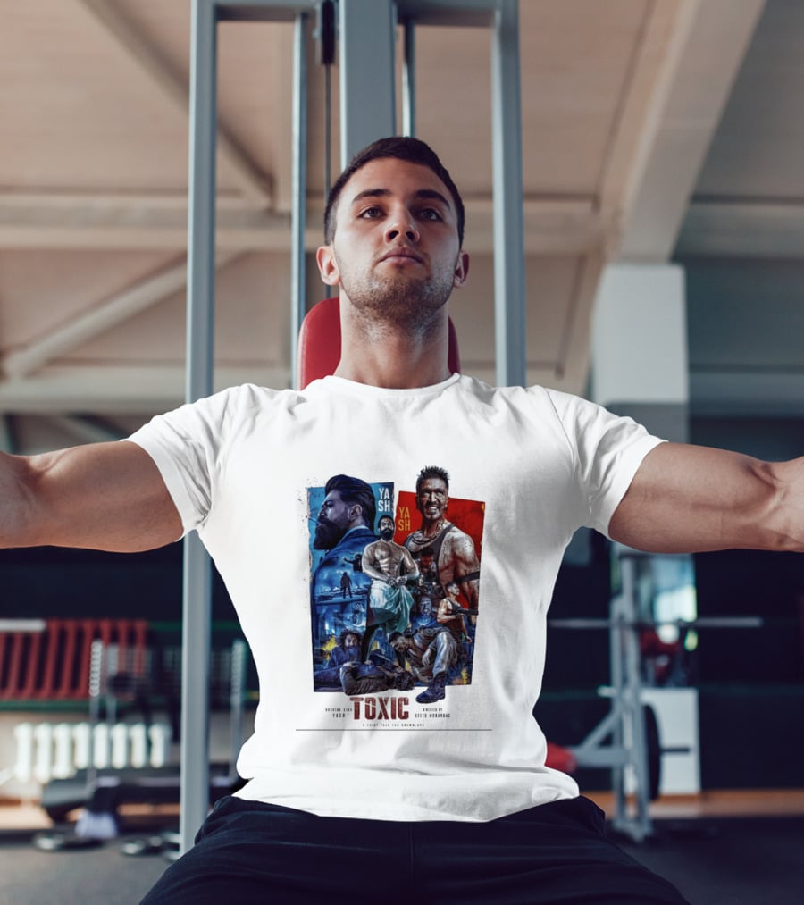 Yash Toxic A Fairy Tale For Grown Ups Rugged Warrior Action Adventure T-Shirt