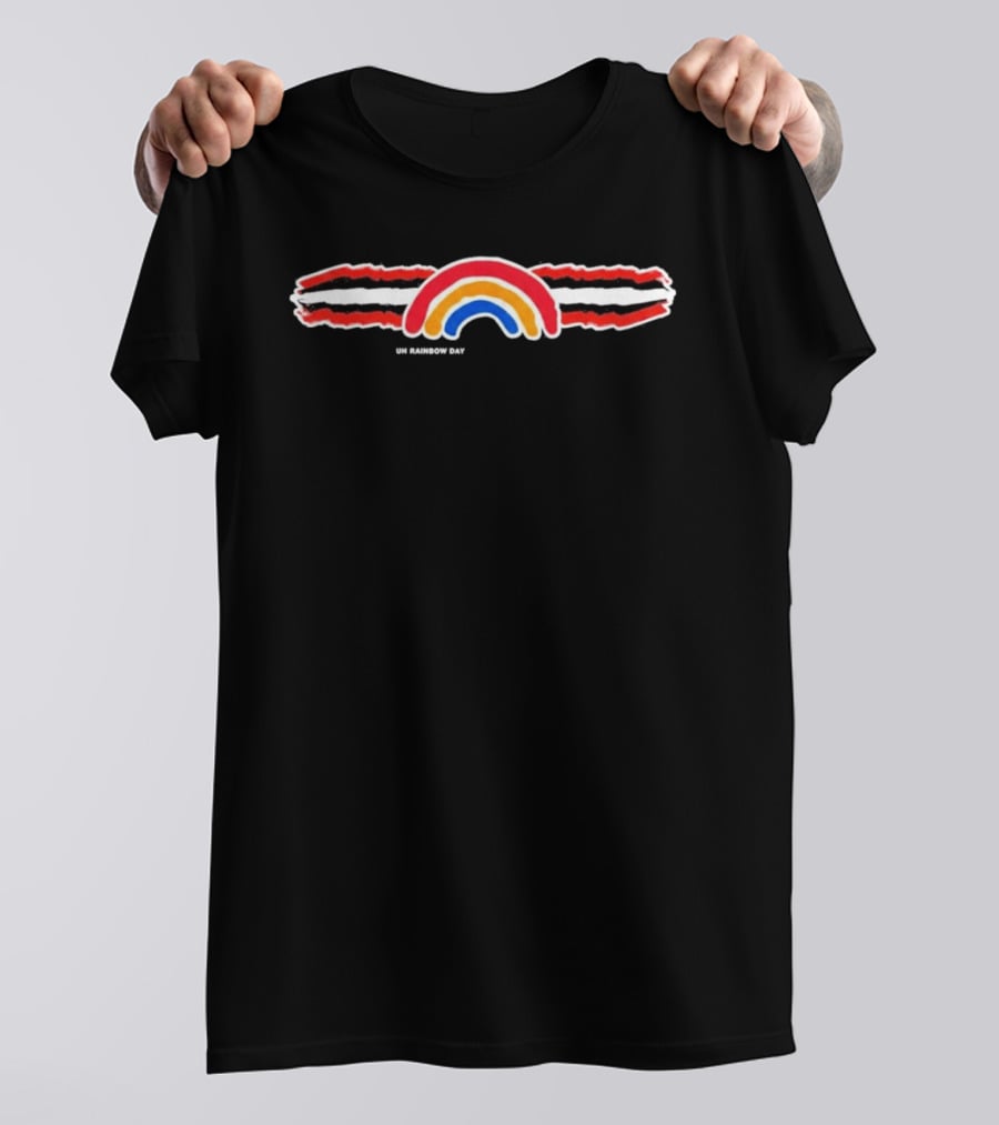 Browns UH Rainbow Day Bold Color Stripes T-Shirt