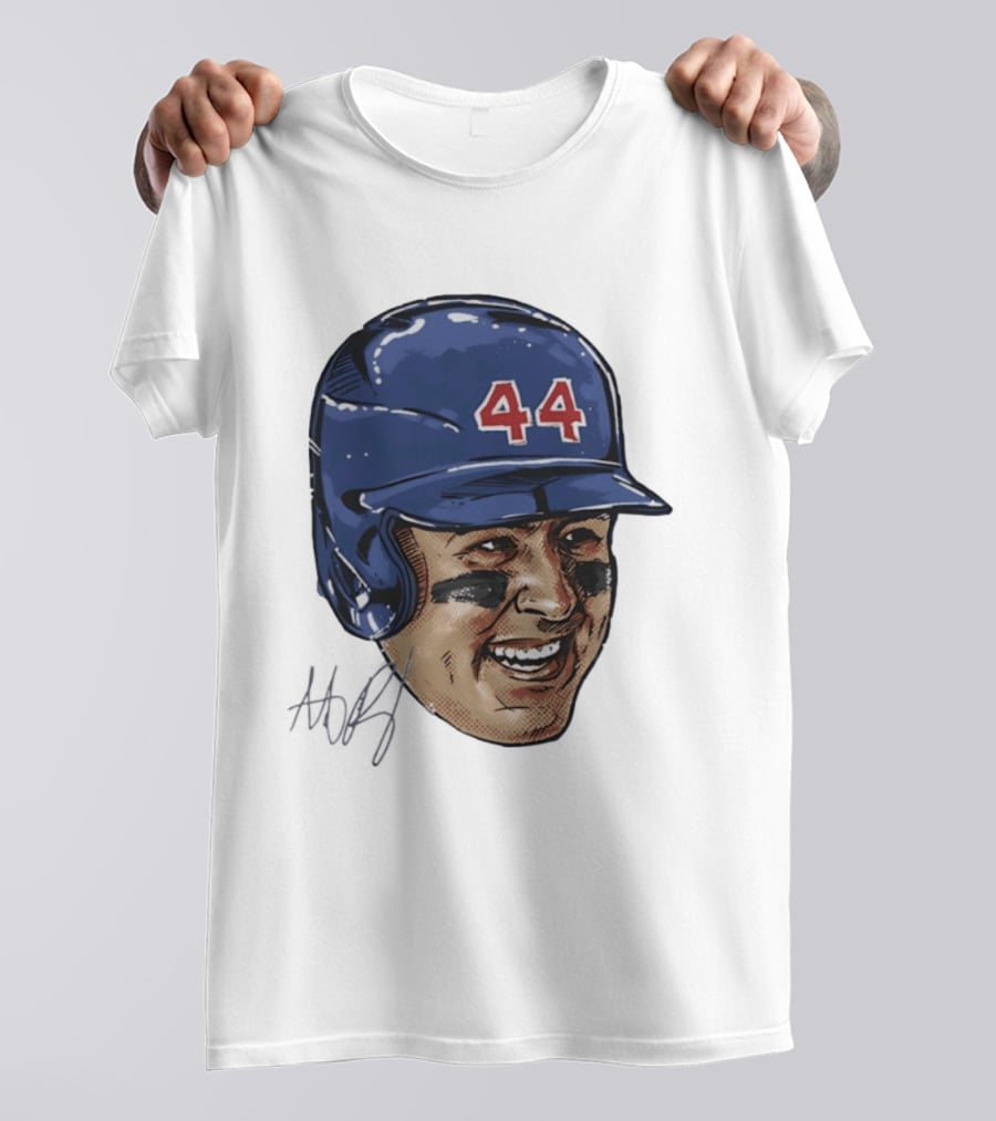 Anthony Rizzo 44 Chicago Cubs Iconic Smile Swag Head T-Shirt