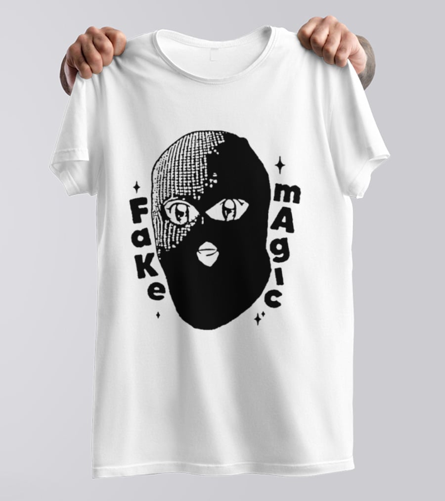 Fake Magic Anime Eyes Balaclava Ski Mask T-Shirt