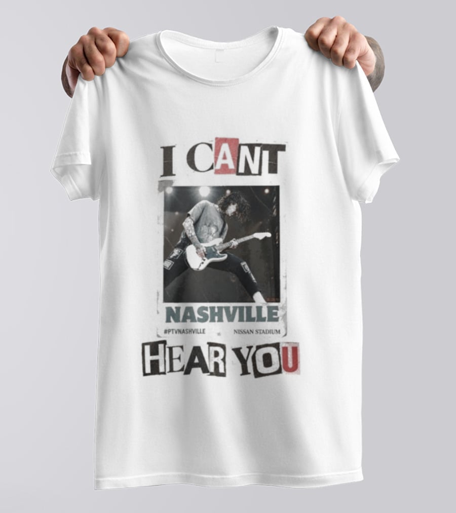 Pierce The Veil I Can't Hear You Nashville World Tour 2026 T-Shirt