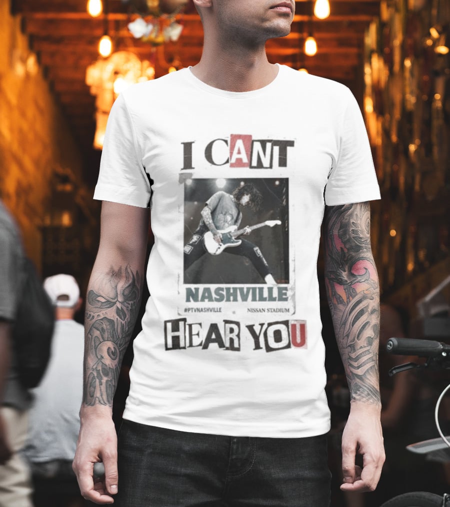 Pierce The Veil I Can't Hear You Nashville World Tour 2026 T-Shirt