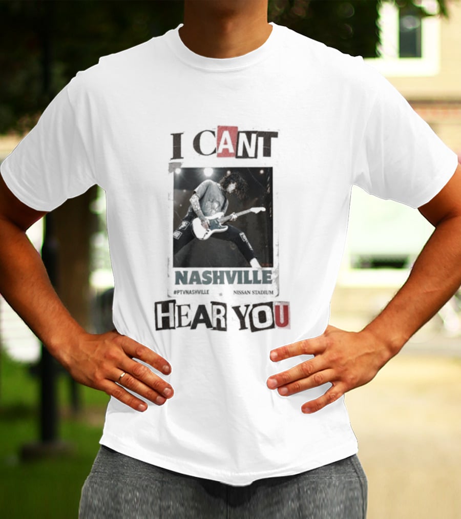 Pierce The Veil I Can't Hear You Nashville World Tour 2026 T-Shirt